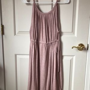 NWOT blush tie-waist dress